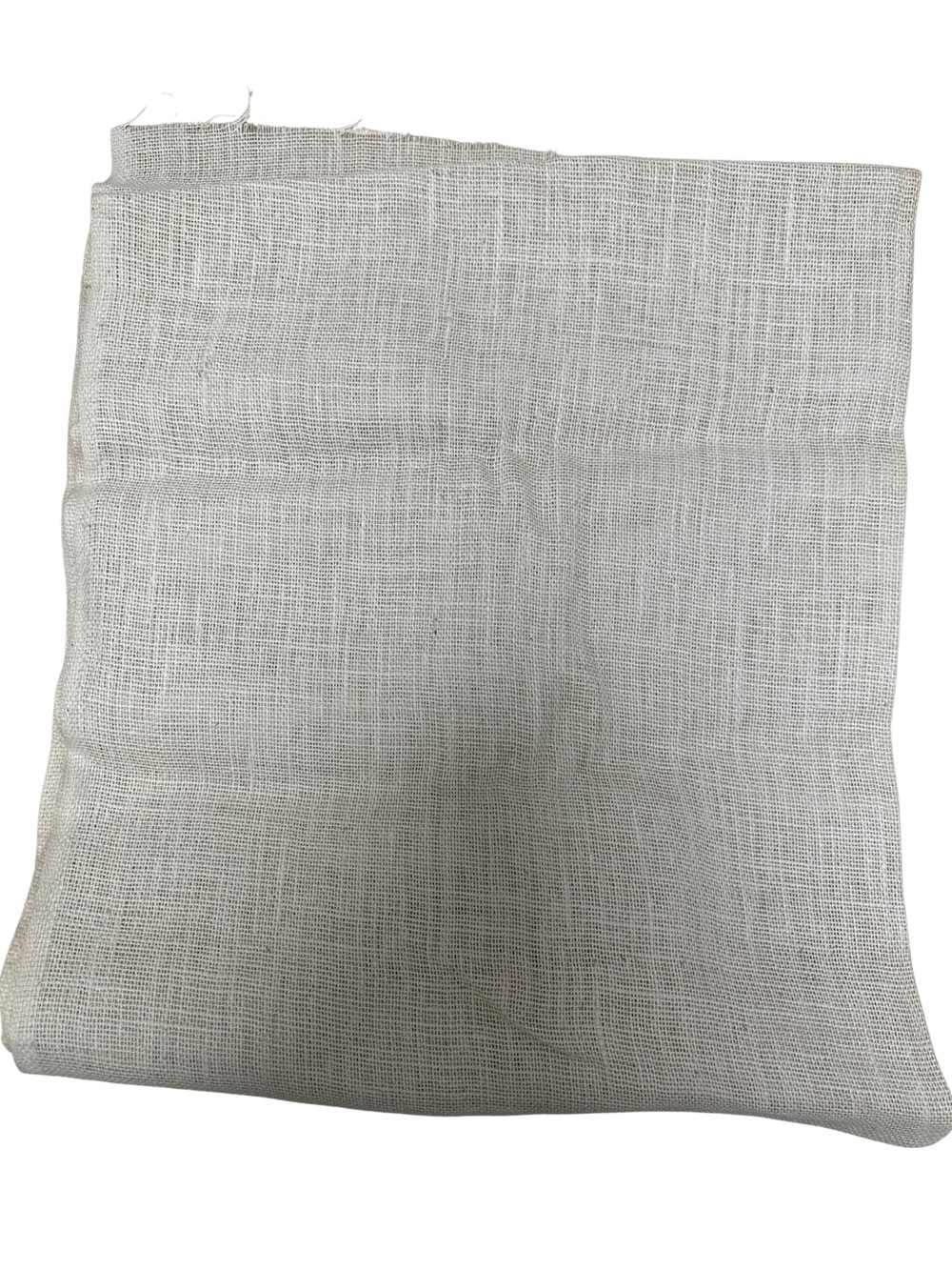 3 Yds Cream Burlap Fabric 46” Wide